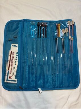 Knitting Needles and Case, Spare Supplies or Starter Kit